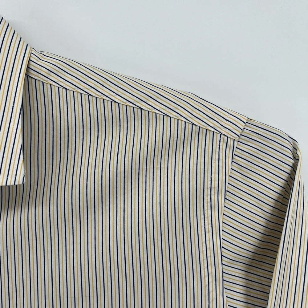 Polo Ralph Lauren Regent Custom Fit Striped Button-Down Shirt Size 18-36/37